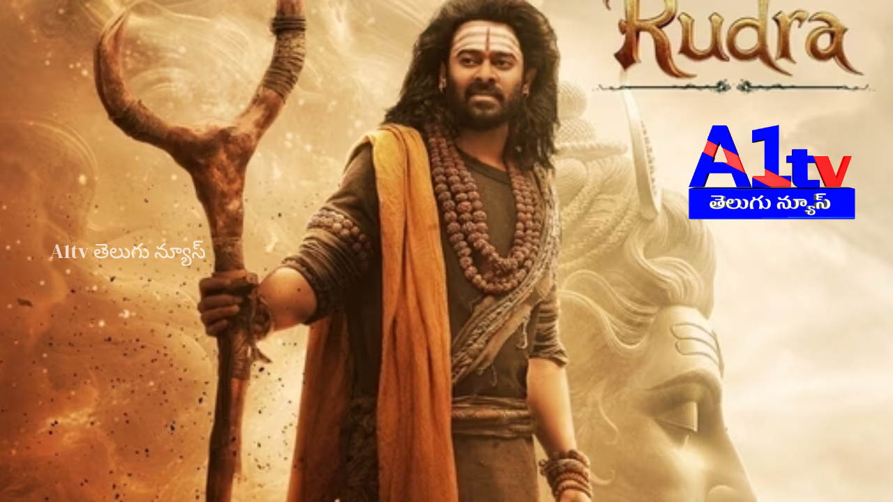 Prabhas plays Rudra in 'Kannappa,' produced by Manchu Vishnu. The film is set for a worldwide release on April 25.