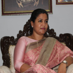 Tamil actress and BJP leader Ranjana Nachiyar resigned in protest against the three-language policy, stating her commitment to Tamil pride.