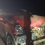 A road accident occurred at RR Nagar on the Mumbai highway. Three cars collided, but fortunately, no injuries were reported.