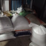 Revenue officials seized a total of 840 kg of ration rice from Badanampalli and Dusarapaamu villages in Rajavommangi Mandal.