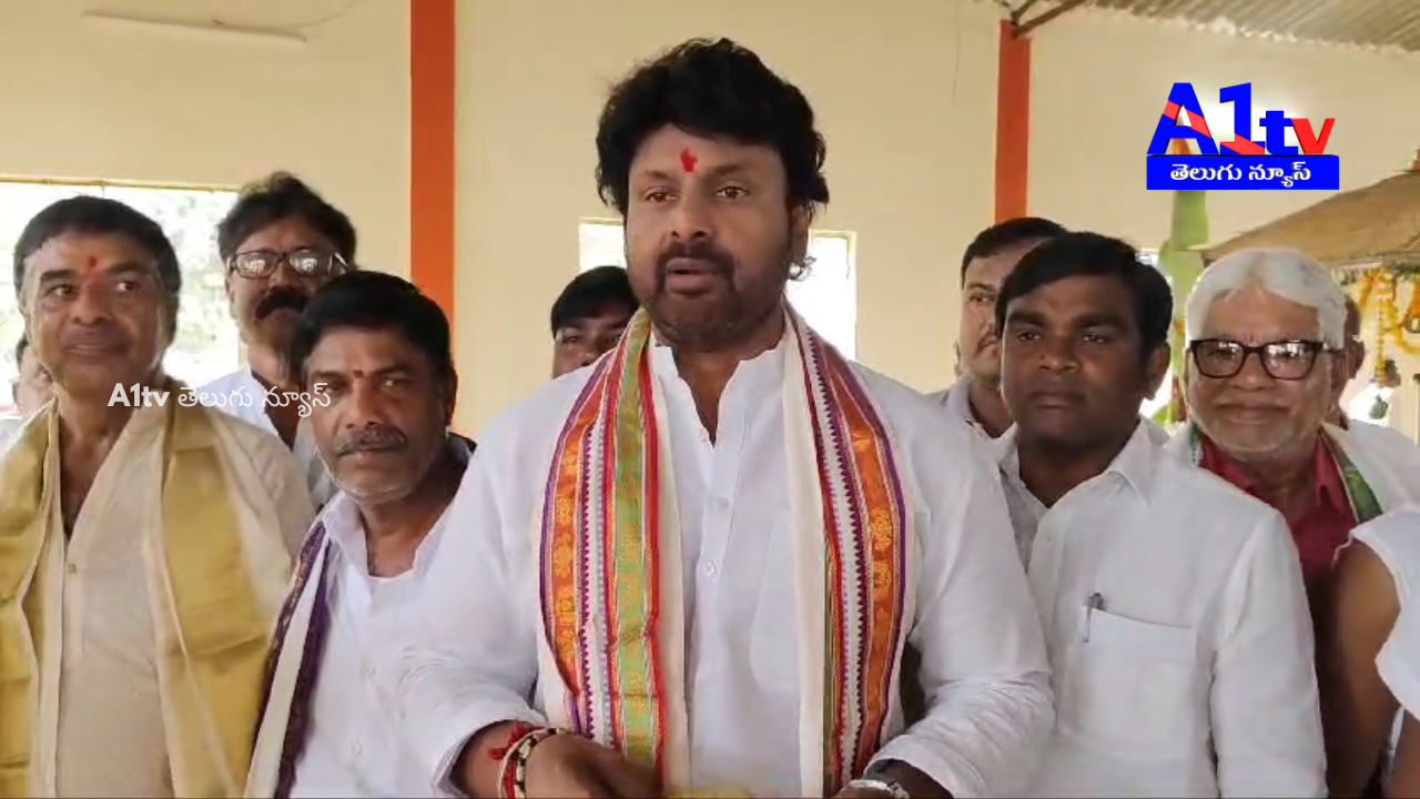 Ramagundam MLA Makka Singh Raj Thakur participated in the Shiva Lingam installation at NTPC Chilakalayya Temple, along with other leaders.