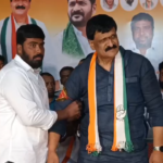 Major setback for BRS in Ramayampet as 1500 leaders join Congress in the presence of ex-MLA Mynampally.