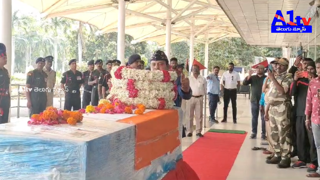 Soldier Venkatesh from Bapatla dies in Rajasthan firing practice; mortal remains transported home.