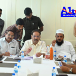 Vemuru MLA Nakka Anand Babu held a strategy meeting with leaders for Tenali MLC candidate Alapati Rajendra Prasad's victory.