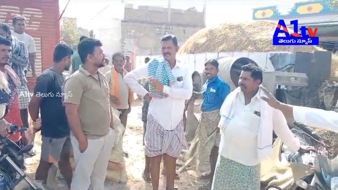 In Adoni's Peddathumbalam, TDP workers obstruct CC road works, protesting against alliance-related discrimination.