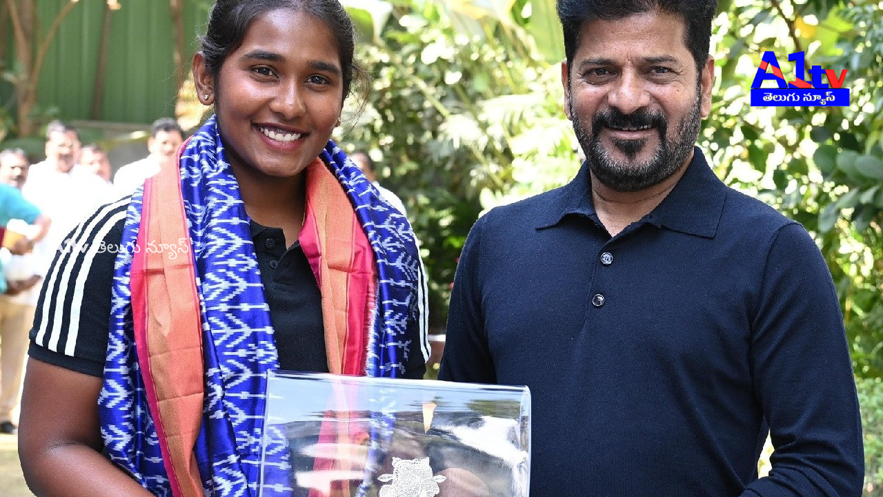 Telangana CM rewards Gongadi Trisha for her outstanding performance in the ICC Under-19 Women’s T20 World Cup with ₹1 crore.