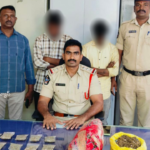 Two Arrested for Smuggling Ganja in Mangalagiri. Mangalagiri police arrested two individuals for smuggling and selling ganja from Visakhapatnam.