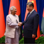 Bangladesh's interim leader Yunus meets China's Xi Jinping, discussing strategic agreements amid shifting alliances.