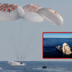 After nine months, Sunita Williams safely returned to Earth. Crew Dragon spacecraft successfully landed off the Florida coast.