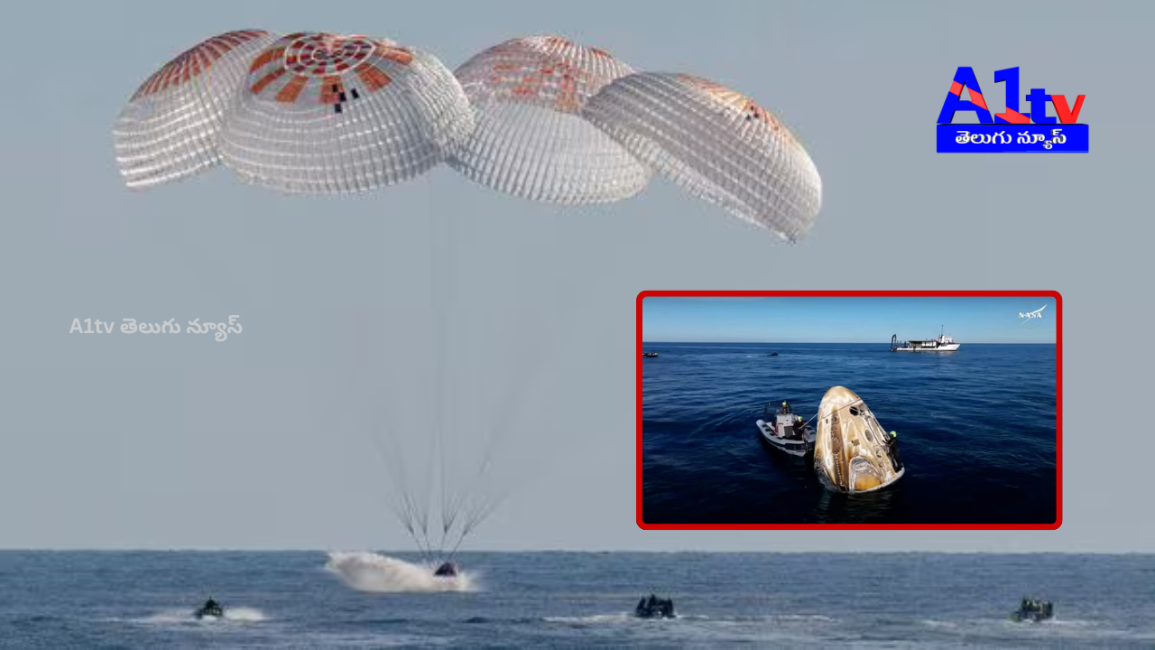 After nine months, Sunita Williams safely returned to Earth. Crew Dragon spacecraft successfully landed off the Florida coast.