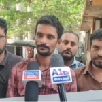 Thalli Bidda Express 102 staff protest in Vizianagaram, demanding salary hikes and revised tenders with ₹18,500 pay.