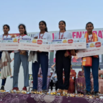A 3K run & walk was held in Srikakulam for Women’s Day, with Swathi Shankar inspiring women on empowerment and achievements.