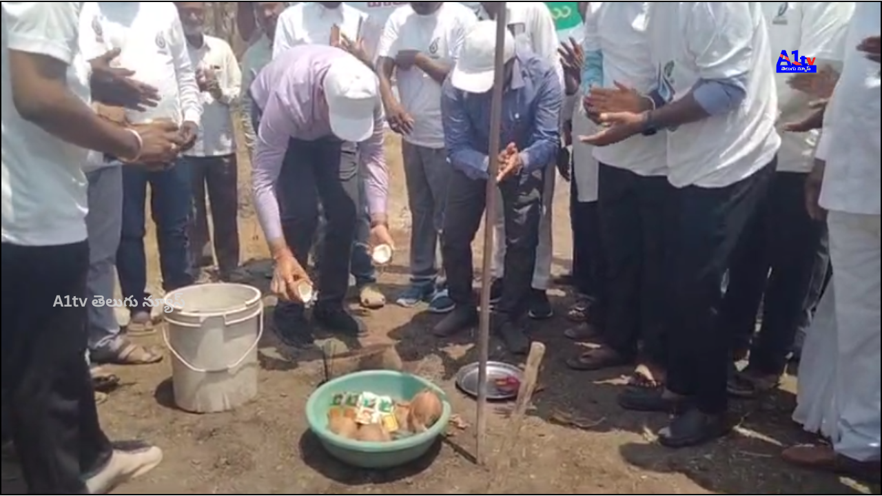 Collector Rajarshi Shah visits Thalamadugu, performs check dam puja, emphasizes water conservation and environmental protection.