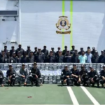 Drugs worth ₹1800 crore were seized in Gujarat as part of an operation, with authorities suspecting them to be methamphetamine. Smugglers had dumped them in the Arabian Sea.