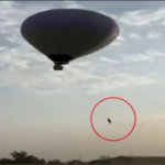 During a hot air balloon test in Baran, a man accidentally got lifted and died after falling. The incident led to cancellation of local festivities.