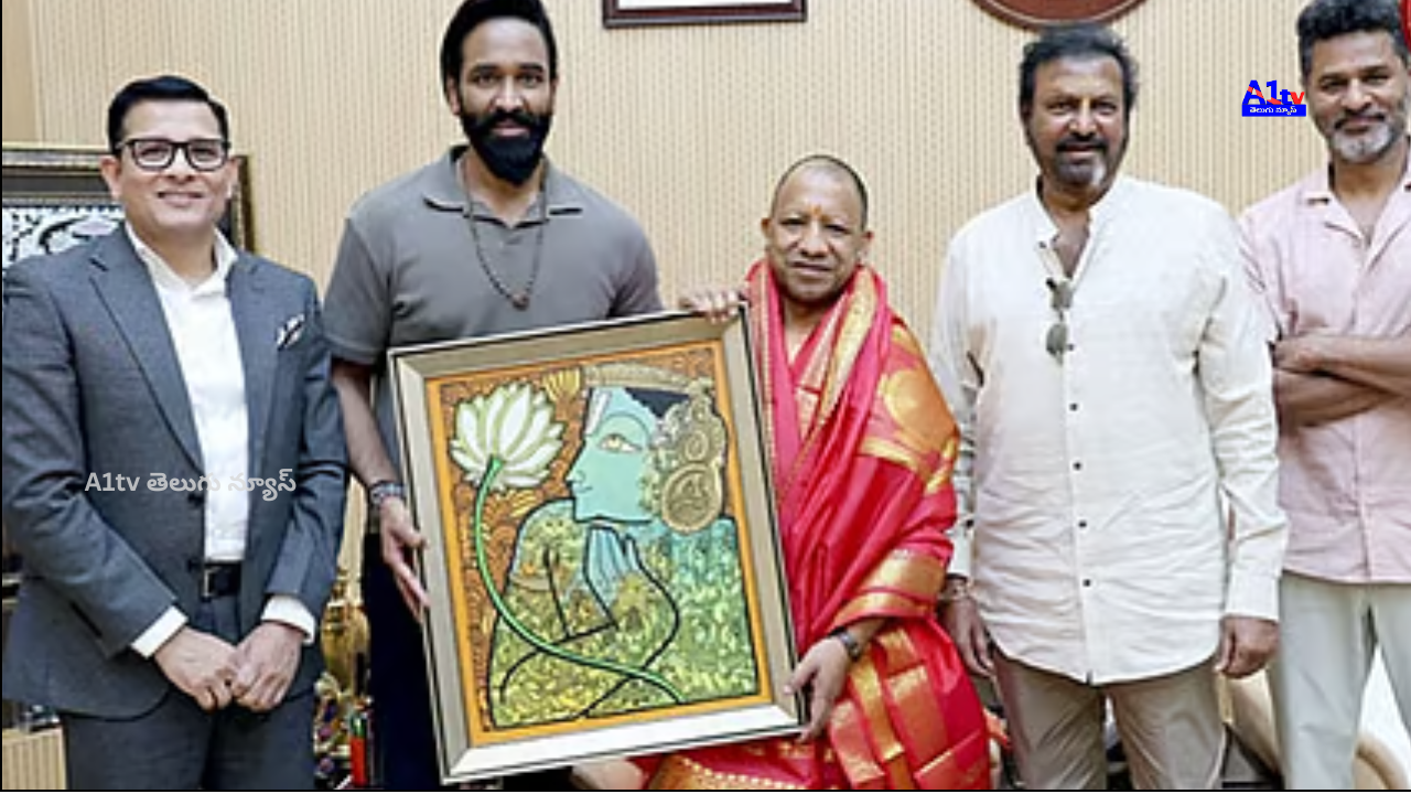 Manchu Vishnu's 'Kannappa' to release on June 27 pan-India. UP CM Yogi Adityanath launched the release date poster with team members.