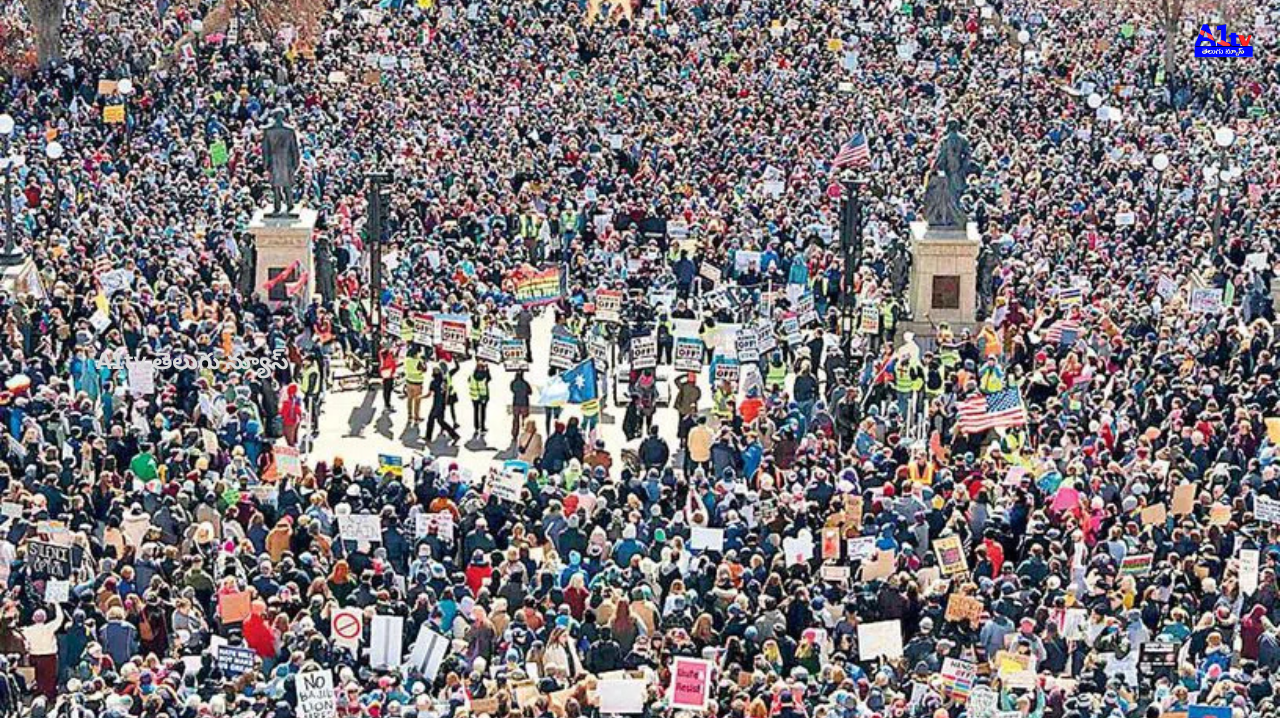 Across 1400 US locations, people protest Trump, Musk policies demanding end to corruption, budget cuts and billionaire favoritism.