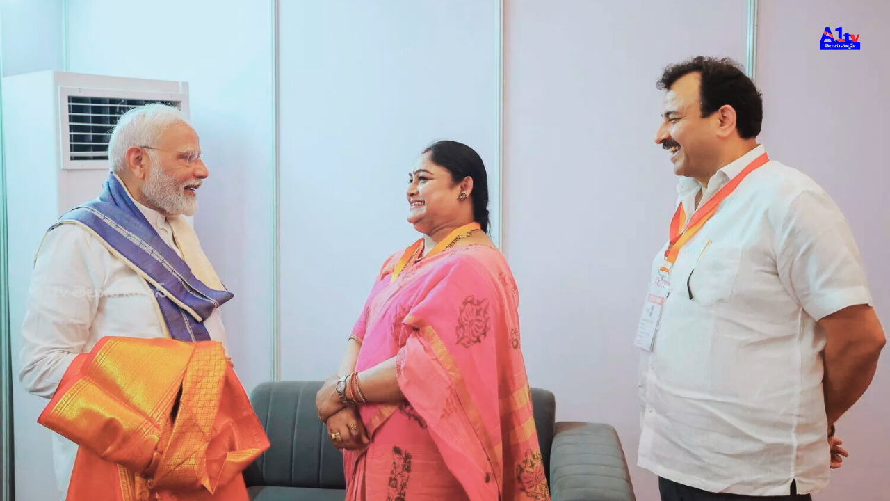 PM Modi met Olympic medalist Karnam Malleswari, praising her achievements and role in inspiring and mentoring young athletes.