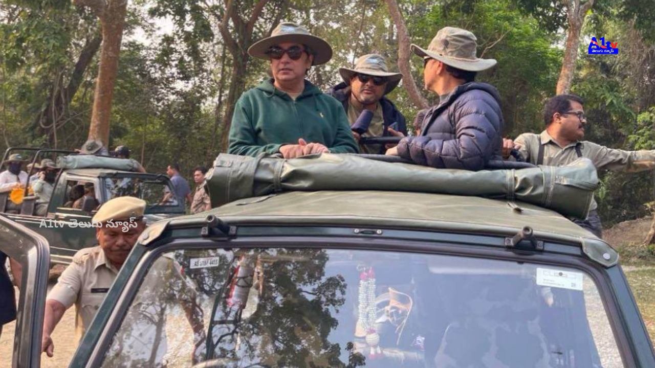 Sachin Tendulkar enjoyed a jeep safari at Kaziranga Park, fed elephants, and was warmly welcomed by fans who flocked for selfies.