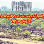 కంచ గచ్చిబౌలి భూములపై సుప్రీంకోర్టు తీవ్ర వ్యాఖ్యలు Supreme Court came down heavily on Telangana over tree felling in Kanch Gachibowli land issue, warning jail if done without permissions.