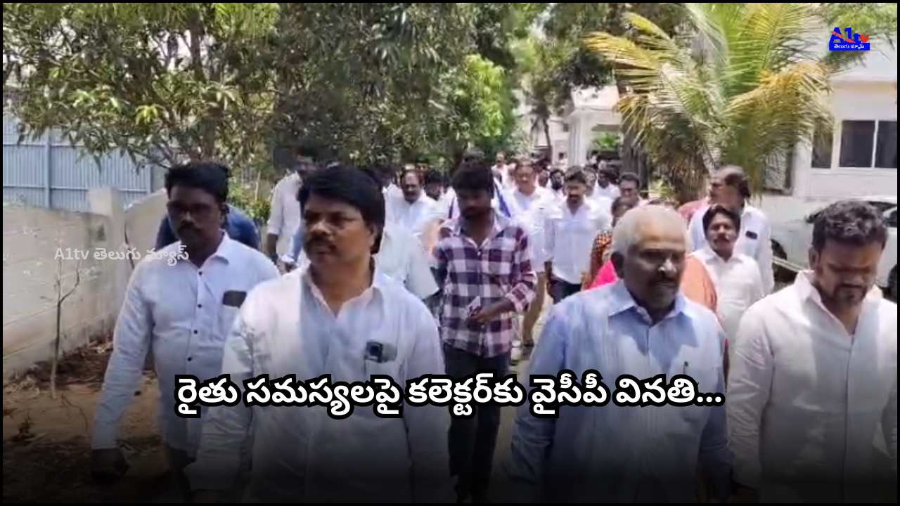 YSRCP Appeals Collector on Farmers' Issues