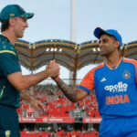 India scored 167/8 against Australia in the fourth T20 at Gold Coast