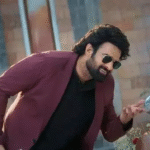 Director Maruthi checking graphics work for Raja Saab movie