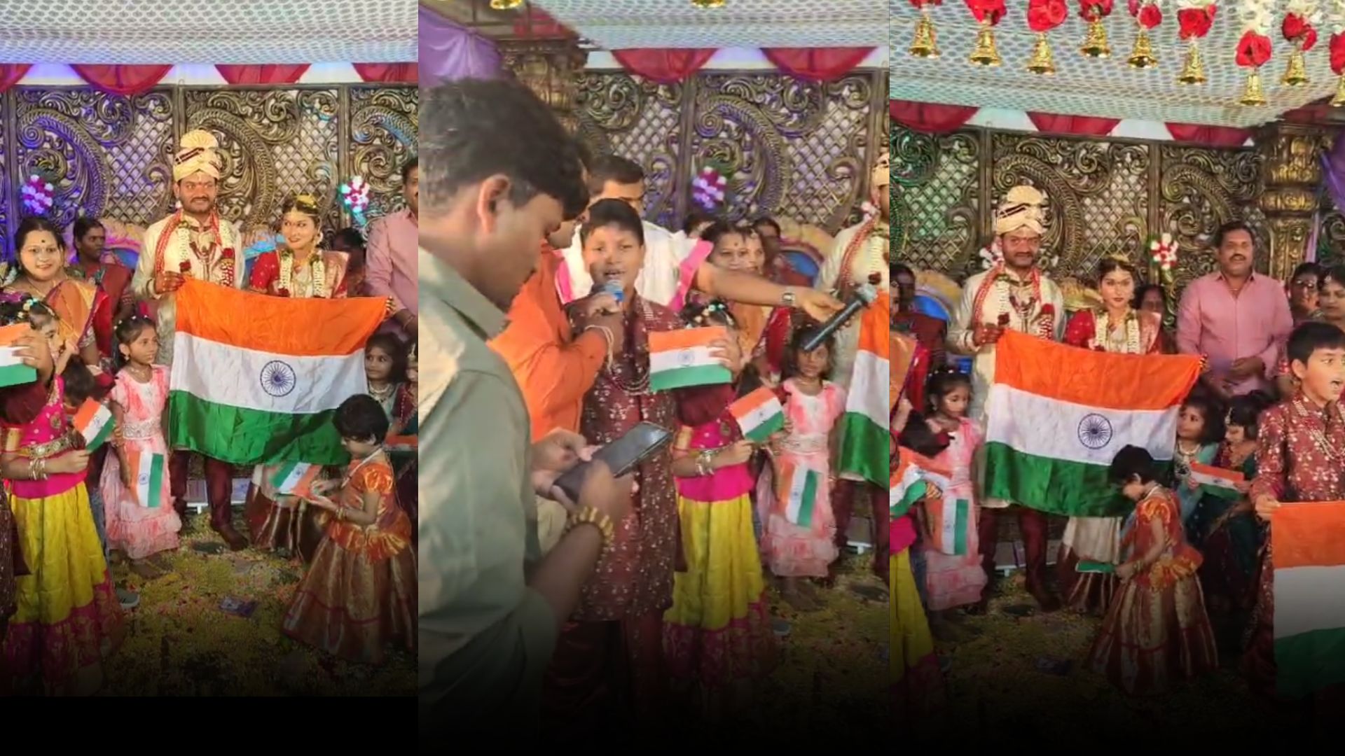 వరంగల్‌లో వందేమాతర గీతంతో ప్రారంభమైన వివాహ వేడుక