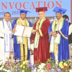 శాతవాహన విశ్వవిద్యాలయంలో గవర్నర్ జిష్ణుదేవ్ వర్మతో స్నాతకోత్సవ వేడుక