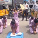 On World Heart Day, staff at Madhu Hospitals in Adoni demonstrated CPR techniques through dance, emphasizing its importance in saving lives.