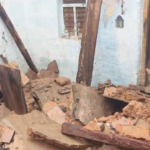 In Kadapa, Ramnamma's house collapsed due to heavy rains, leaving her in distress. She appeals for government support, as she has no resources.