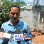 Sriram, hailing from Chukkapeta village, pleads for protection of his 50-yard land, facing an attempt by locals to seize it after his father's passing.