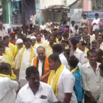 MLA Parthasarathi visits Pedda Thumbalam, highlighting government achievements, pension increases, and development promises, engaging with local residents.