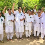 పార్వతీపురం మన్యం జిల్లాలో స్టాఫ్ నర్సుల నిరసన