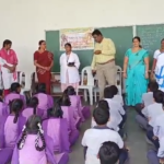 అబ్బినేని గుంటపాలెం MRZP స్కూల్‌లో కిశోర బాలికలకు పోషకాహారంపై అవగాహన, పరిశుభ్రతపై అవగాహన సదస్సు, బాల్య వివాహాల ప్రభావాలపై చర్చ.