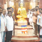 At the Tri Ratna Buddha Vihar in Amalapuram, Ambedkarites celebrated Vijayadashami, honoring Ashoka's transformation and the teachings of Buddhism.