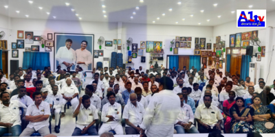 Former MLA Uma Shankar Ganesh urges immediate sand supply to laborers and calls for public participation in the peace rally scheduled for the 21st.