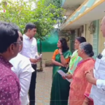 Joint Secretary CMO Sangeetha, along with Collector Manu Chaudhary and RDO Bansilal, reviewed the family digital card survey progress and issues in Gajwel.