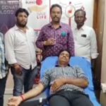 Dr. Putla Anil Kumar, serving in the police department, has dedicated his life to providing blood for those in need. Celebrating his birthday, he completed his 25th blood donation