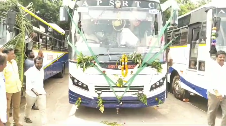 MLA Dr. B.V. Jayanageshwar Reddy announced the introduction of free travel for women in RTC buses. New buses were launched, enhancing local transport facilities.