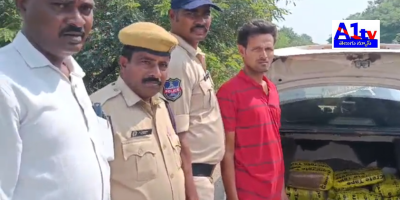 Police seized 24 kilograms of ganja worth ₹6.17 lakhs in Narsampet, arresting a suspect and searching for another involved in trafficking.