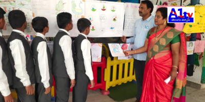 Celebrating International Art Day, Gayatri Vidyaniketan hosted an art exhibition where students showcased diverse artworks, highlighting their innate talents and creativity.