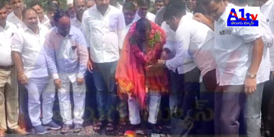 Pargi MLA Dr. T. Ramamohan Reddy emphasized the government's commitment to rural development during the BT road launch in Kandlapalli village. He assured phased implementation of roads for every village.