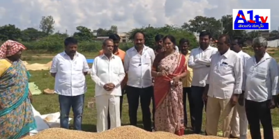 Padma Devender Reddy demanded immediate government action to purchase rain-damaged paddy and compensate farmers for the crop loss caused by unseasonal rains.