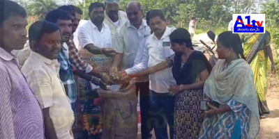 Government launched paddy procurement centers under IKP to support farmers in Chinna Shankarampet. APD Lakshminarayana urged farmers to sell at these centers for fair prices.