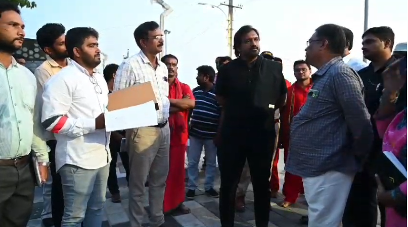 Rajahmundry MLA Adireddy Srinivas (Vasu) assures the beautification of Kotilingala Ghat ahead of the upcoming Pushkaralu, emphasizing infrastructure improvements.