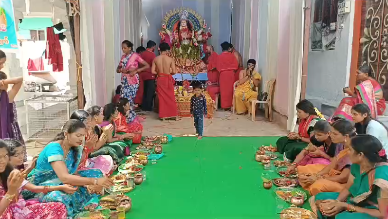 The Kunkuma Pooja and Maha Annadanam were celebrated with great fervor at the Sri Lakshmi Venkateswara Swamy Temple in Khanapur