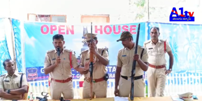 An Open House program was held at Gajwel Police Station to commemorate police martyrs, emphasizing drug awareness among students.