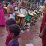 During the Navaratri celebrations, the residents of Pedda Shankarlapudi organized a grand procession for Kanaka Durga Devi, seeking blessings for the village's prosperity.