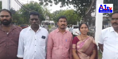 Residents of Chinnagadavalli Colony in Uppalaguptham submitted a petition to the collector, urging action against a person encroaching on community land.